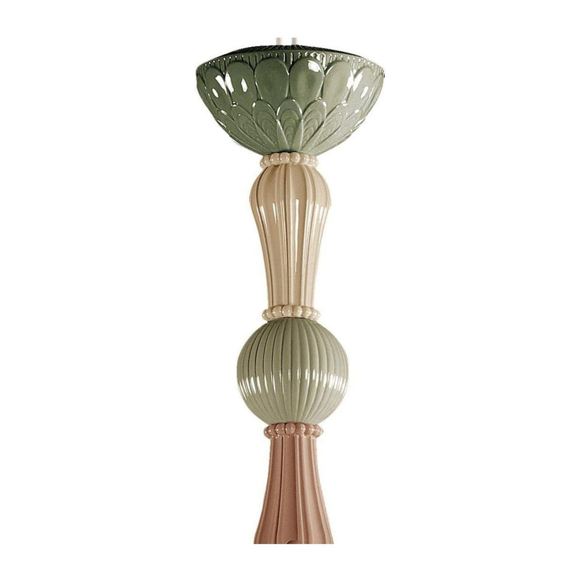 16-Light Organic Porcelain Chandelier