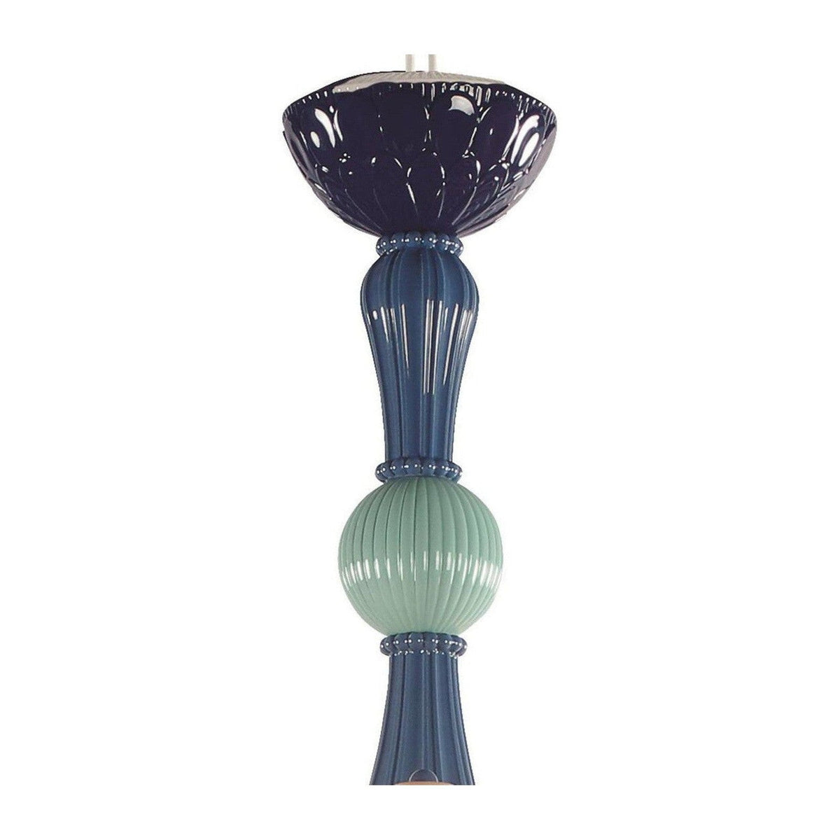 16-Light Organic Porcelain Chandelier