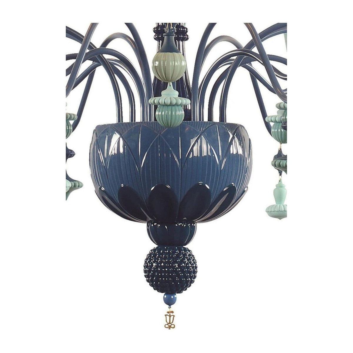 16-Light Organic Porcelain Chandelier