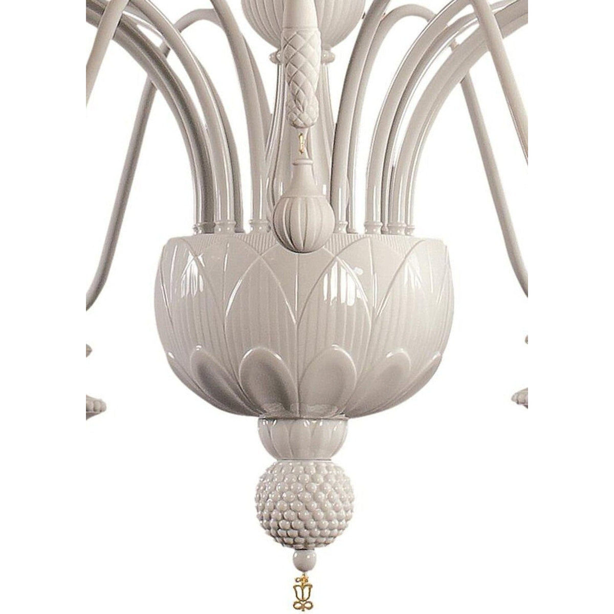 16-Light Organic Porcelain Chandelier