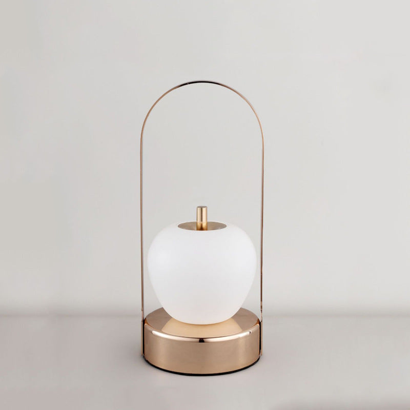 Rechargeable Gold Portable Table Lamp