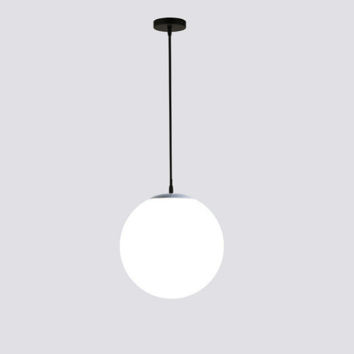 Modern Single-Head Globe Pendant Light / With White Light / Ball Diameter 35CM