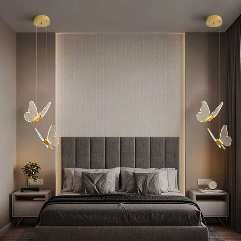 Butterfly Tri-Color LED Pendant Light