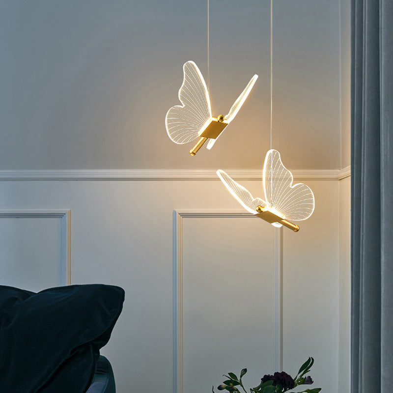 Butterfly Tri-Color LED Pendant Light