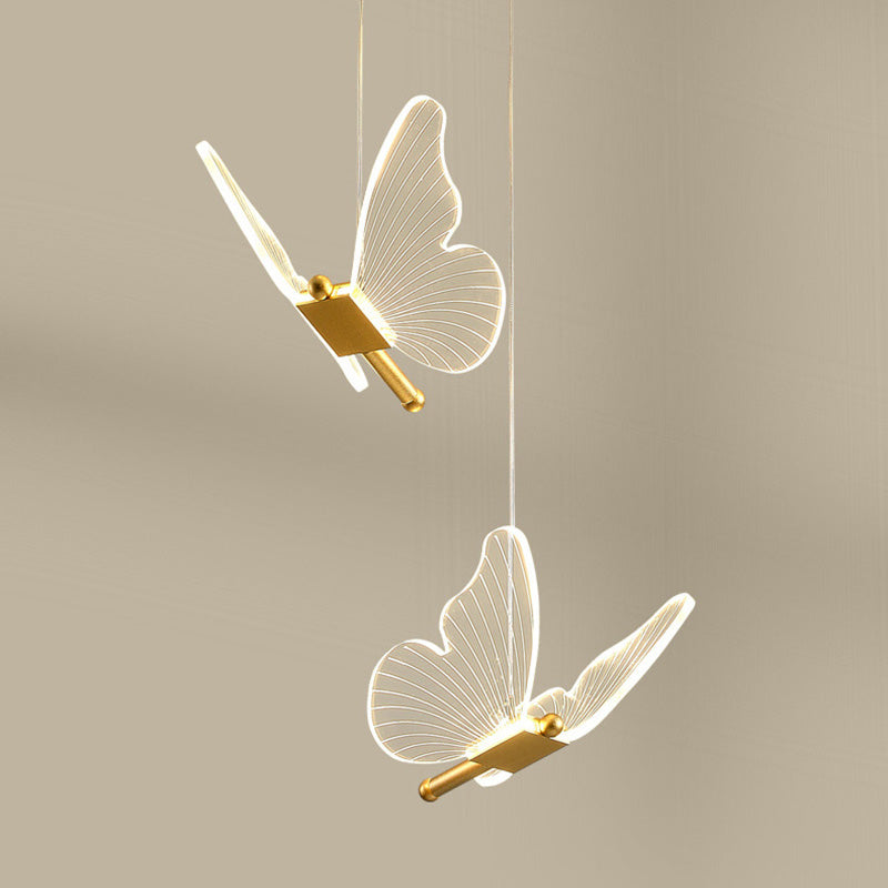 Butterfly Tri-Color LED Pendant Light