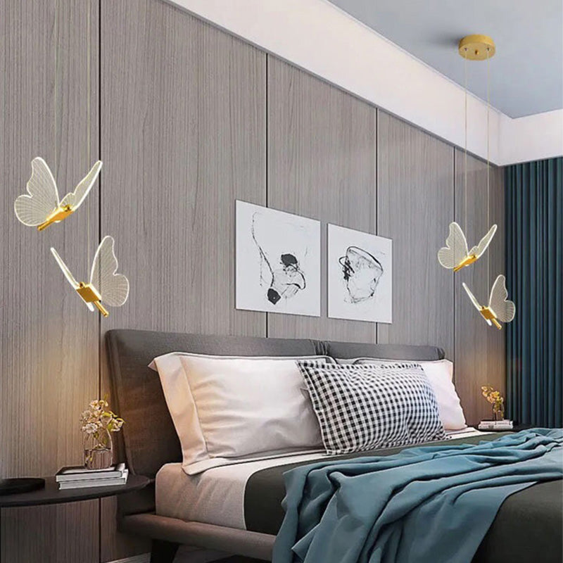 Butterfly Tri-Color LED Pendant Light