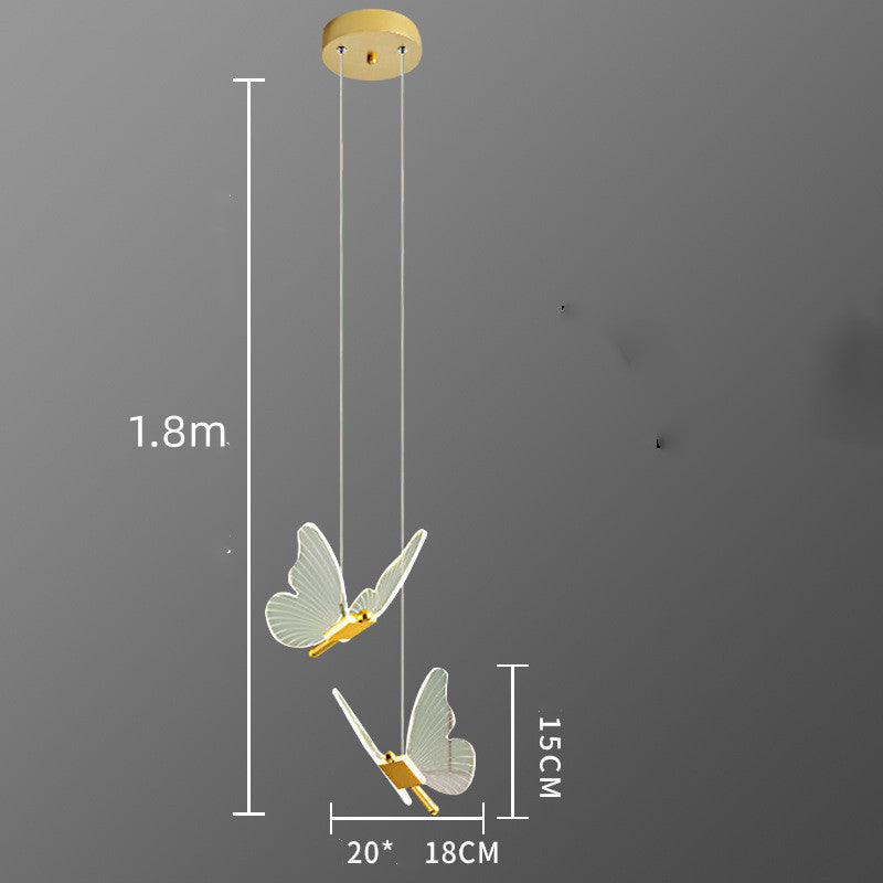 Butterfly Tri-Color LED Pendant Light