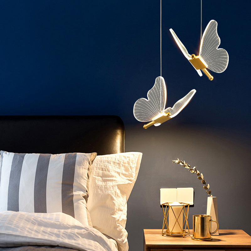Butterfly Tri-Color LED Pendant Light / Single head / Tri color light