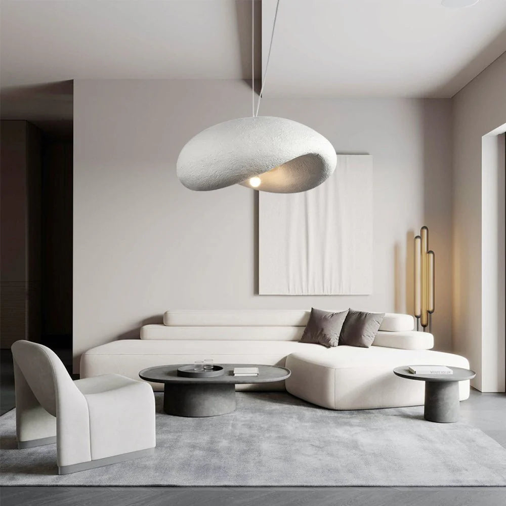 White Wabi-Sabi LED Chandelier