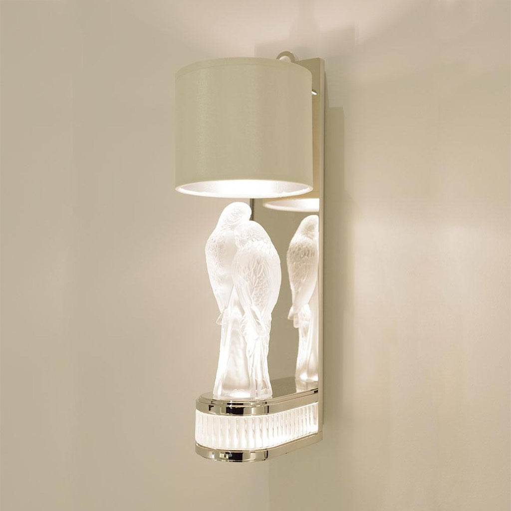 Crystal Lovebird LED Wall Light / Gilded