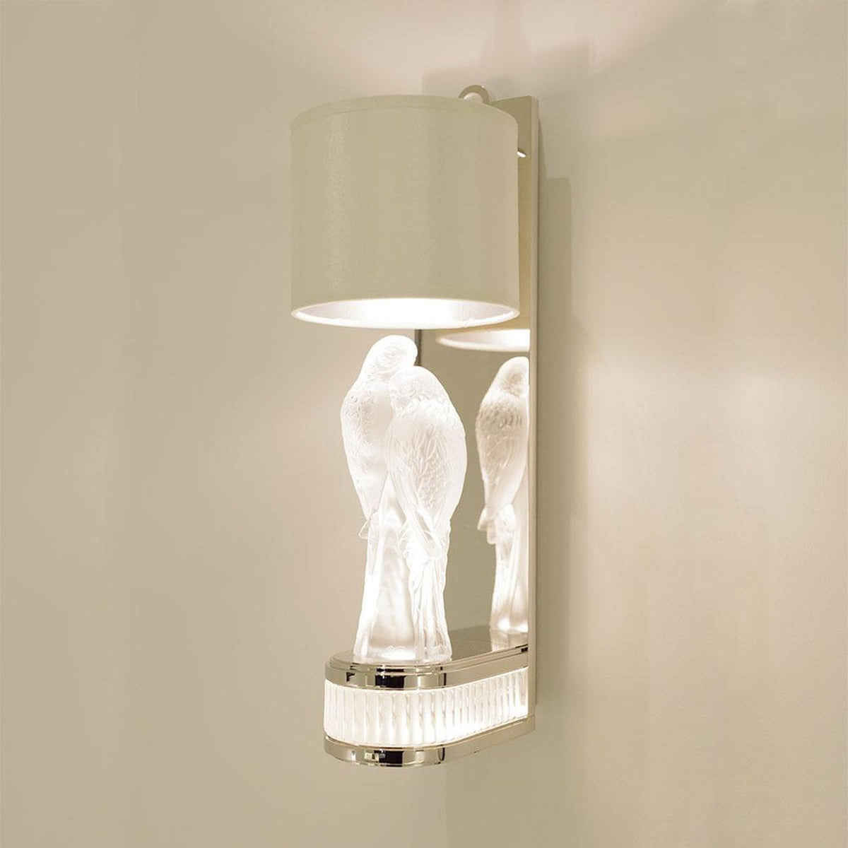 Crystal Lovebird LED Wall Light / Gilded