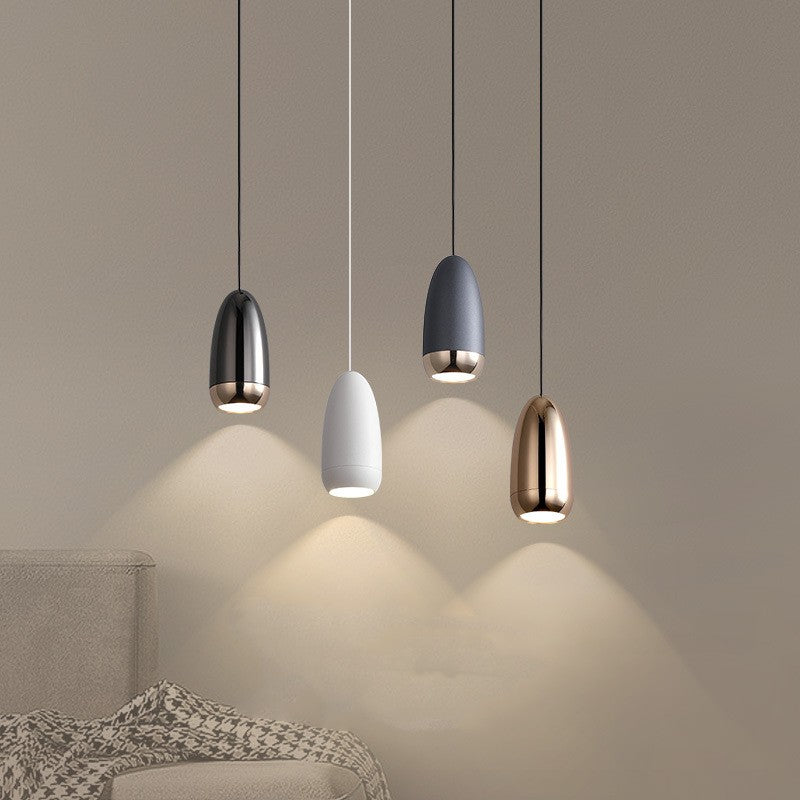 Modern Aluminum LED Pendant Chandelier / Gold / warm light
