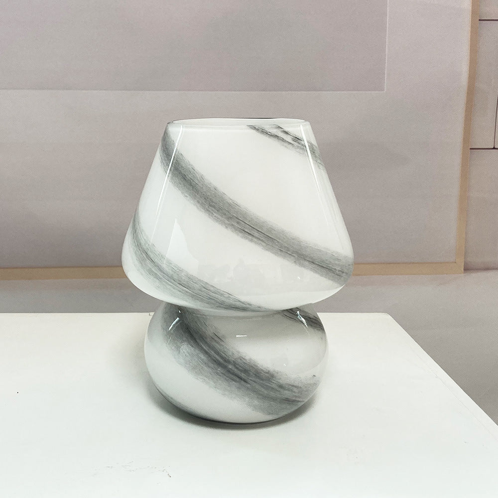 Handmade Glass Mushroom Table Lamp / Earth / AU