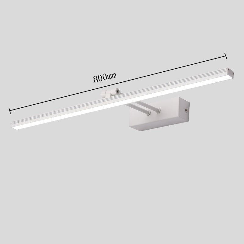 LED Strip Bathroom Mirror Wall Light / White 600mm 12W / Warm white light