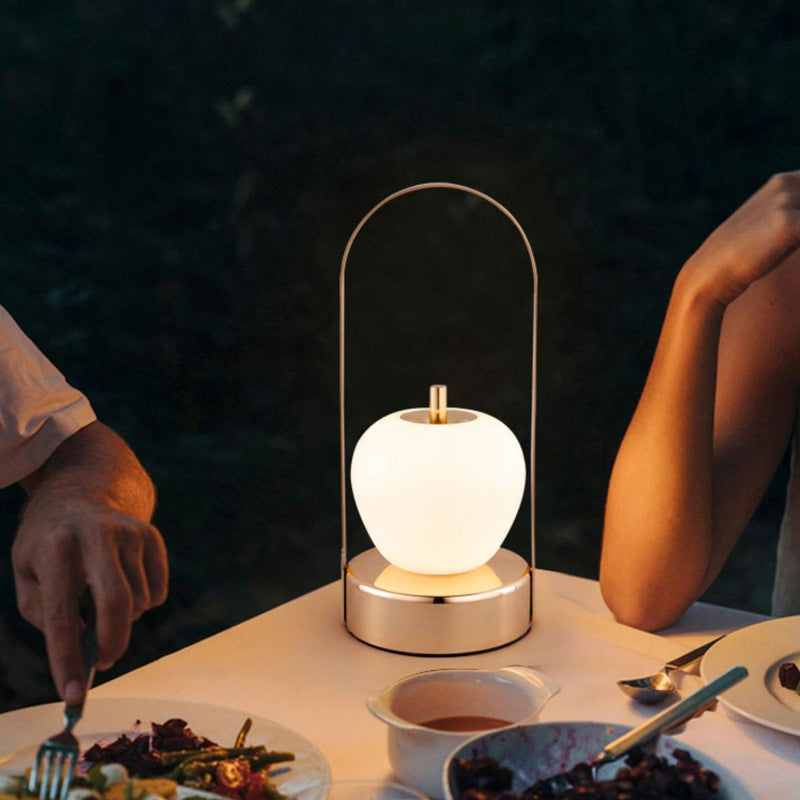 Rechargeable Gold Portable Table Lamp / Charging withdrawal / USB